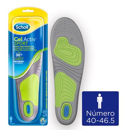 Scholl Gelactiv Palmilha Sport Homem (x2 unidades)