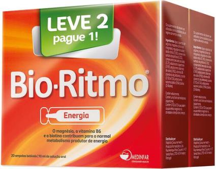 Bio Ritmo Ampolas Bebíveis - 10ml (x20 unidades) DUO