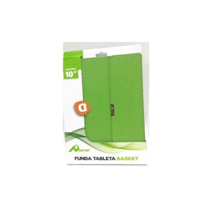 Capa Protetora 'Flip Book' para Tablet 9' Microfibra Verde (Home)