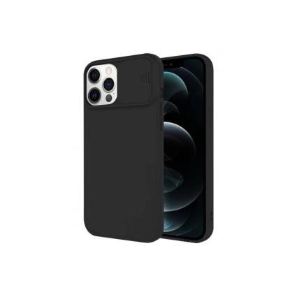 Capa Iphone 12 Pro SLIDE CAM Silicone Preto