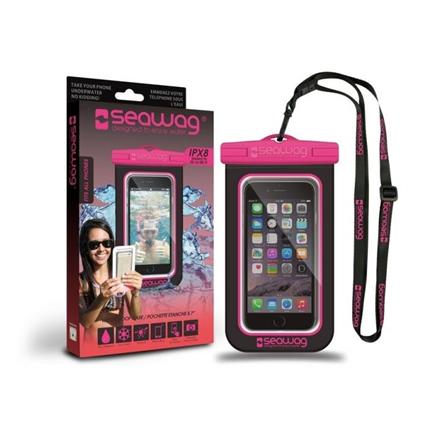 Bolsa para Telemóvel impermeável SEAWAG Preta/Rosa IPX8 em Blister