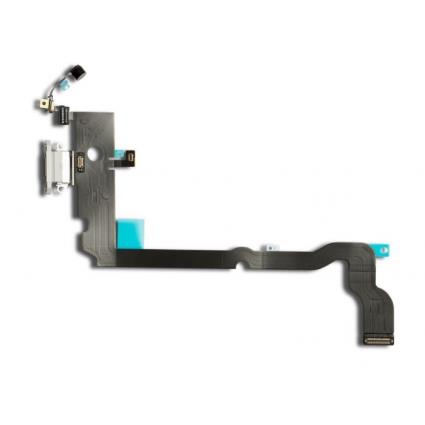 Flex Conetor de Carga e Microfone Iphone XS Max Branco