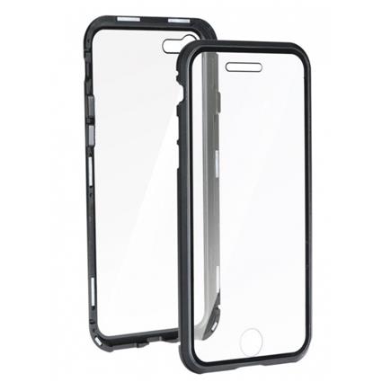 Capa Iphone XR '360 Full Cover Magnetica + Tpu' Preto/Transparente