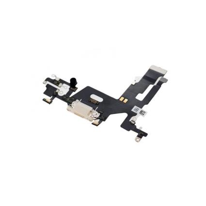Flex Conetor de Carga com Microfone Iphone 11 Branco