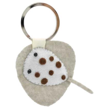 Dive Inspire Maple Marbled Stingray Key Ring Cinzento