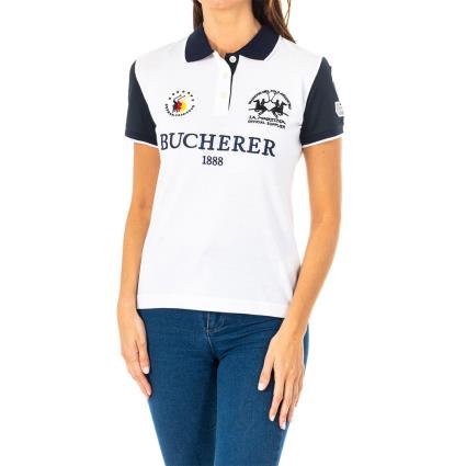 La Martina Short Sleeve Polo Branco 3