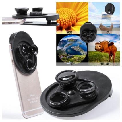 Lentes Universais para Smartphone 145632 - Preto