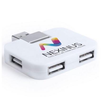 Hub USB 4 Portas 145577 - Branco