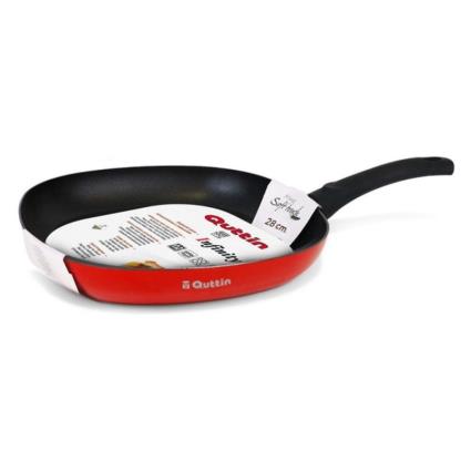 Frigideira Infinit  Soft Touch Alumínio Vermelho (28,5 x 4,5 x 47 cm)