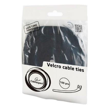 Abraçadeiras de Velcro  VT-210x12 (100 uds) Preto