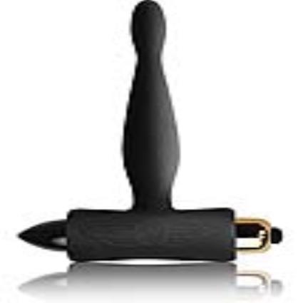 Vibrador Anal Pequenas Sensações Negro  7PSTEABK