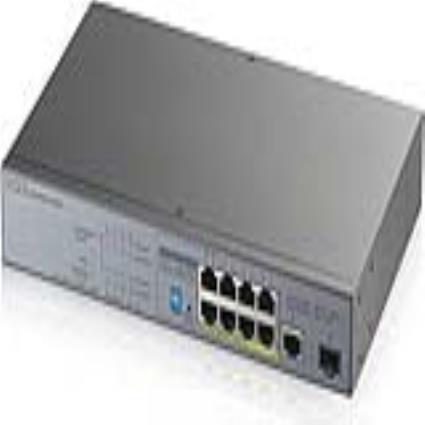 Switch  GS1300-10HP-EU0101F 8 Gb 130W 10 Portas Cinzento