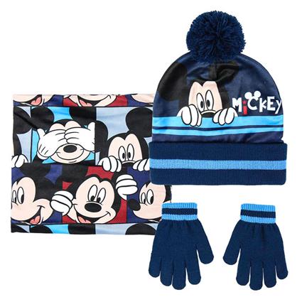 Gorro, Luvas e Gola  74325 Azul marinho (3 Pcs)