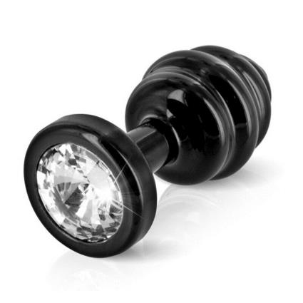 Plug Anal com Estrias Ano Preto 30 mm  71588