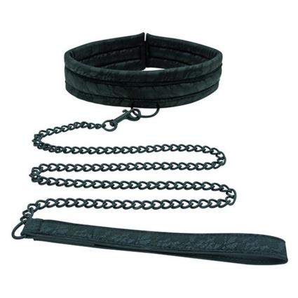 Coleira e Trela de Renda Midnight  SS520-03