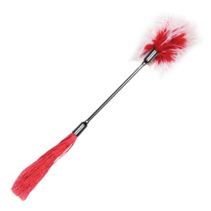 Chicote & Espanador Vermelho e Branco  SS76026