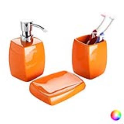 Suporte para a escova de Dentes (7 x 10 x 7 cm) - Laranja