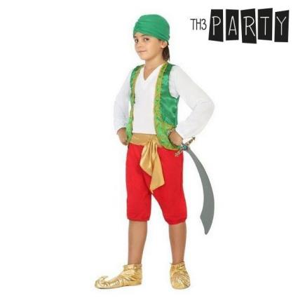 Fantasia para Crianças Pirata árabe Verde (4 Pcs) - 10-12 Anos