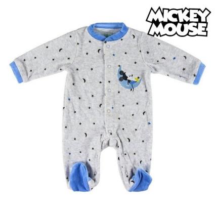 Babygrow de Manga Comprida para Bebé  74611 Cinzento Azul - 3 Mês