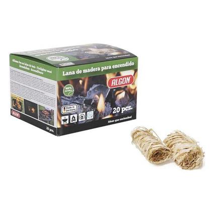 Madeira com Cera para Churrascos  (20 pcs)