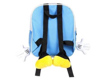 Mochila Infantil 3D  Azul Cinzento