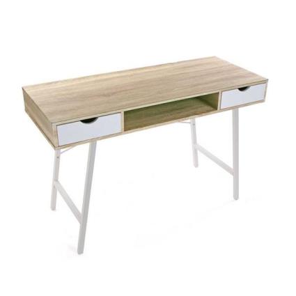 Secretária PVC Aço Madeira MDF (48 x 76 x 120 cm)