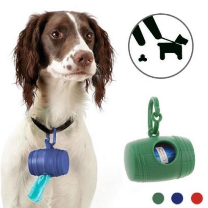 Porta Sacos para Excrementos de Cão (com 15 Sacos)