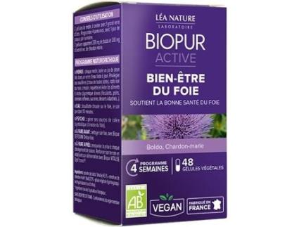 Suplemento Alimentar BIOPUR Cápsulas Active - Bem-Estar Do Fígado Bio (48 cápsulas)