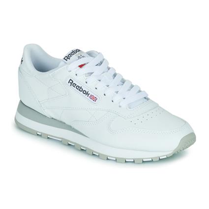 Reebok Classic  Sapatilhas CLASSIC LEATHER  Branco Disponível em tamanho para senhora. 39,40,41,42,43,44,45,40 1/2,42 1/2,47,37 1/2,38 1/2,36 1/2,48 1/2.Mulher > Sapatos > Tenis