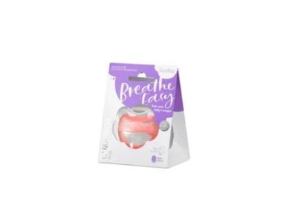 Curaprox Baby Breathe Easy Chupeta 7-18M 7-10KG Silicone Coral + Caixa