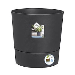 Vaso de resina AC REDONDO 43 CHARCOAL GREY