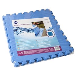 Tapete de proteção para piscina GRÉ 9 PEÇAS 50X50CM AZUL