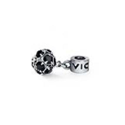 Miçangas femininas  VMM0164-15 Preto (1 cm)