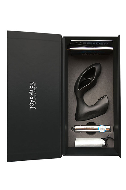 Massajador de Próstata Xpander X4 Silicone Noir  74384 (10,5 cm)