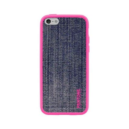Capa para Telemóvel Iphone 5/5s  Denim TPU Cor de rosa Azul