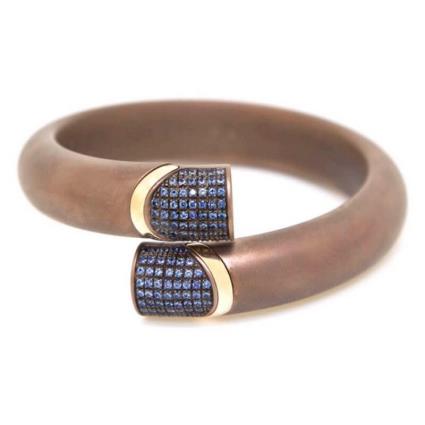 Bracelete feminino  KCRBB0 (19 cm) (19 cm) - Cor Castanho Claro