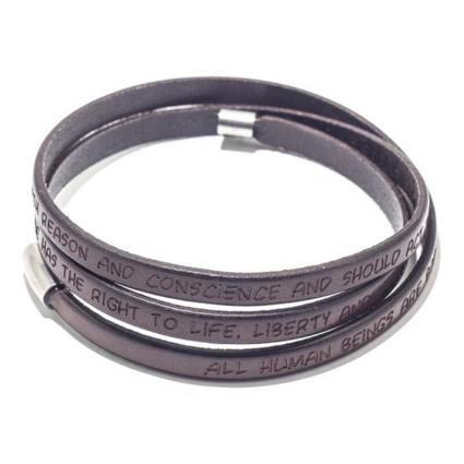 Bracelete feminino  (20 cm) - Vermelho
