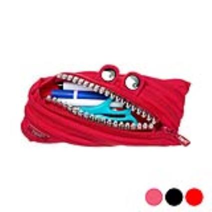 Bolsa Escolar  Grillz Monster Puch Clip Strip - Vermelho