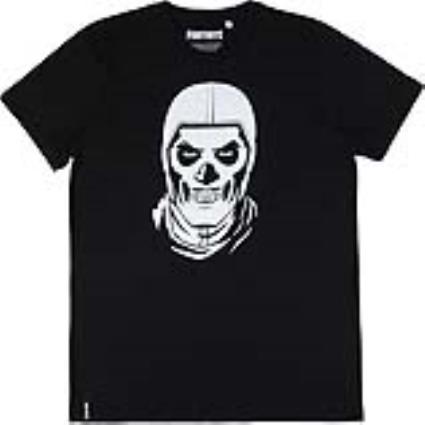 Camisola de Manga Curta Infantil  Preto - 10 anos