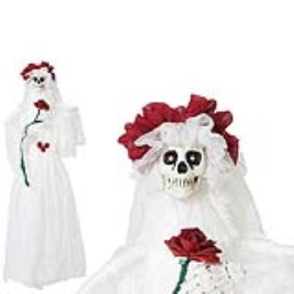 Esqueleto Suspenso Halloween Noiva Cadáver