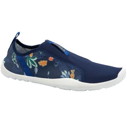Calçado aquático elástico Adulto - Aquashoes 120 Mar mediterrâneo