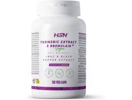 Suplemento Alimentar HSN Extrato De Curcuma (120 veg caps)