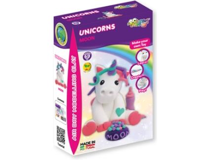 Plasticina JUMPINGCLAY Unicórnio Moon (Idade Minima: 5 anos)