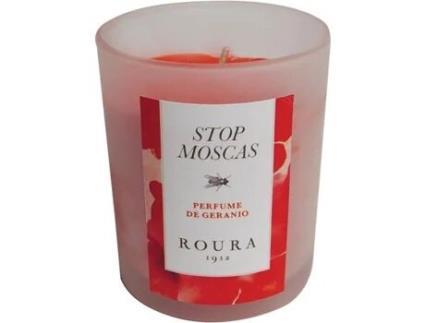 Vela ROURA Stop Moscas (Vermelho - 8x7 cm)