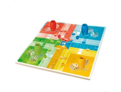 Jogo Coletivo CB GAMES Ludo e ganso de madeira (Idade Mínima: 4 anos)