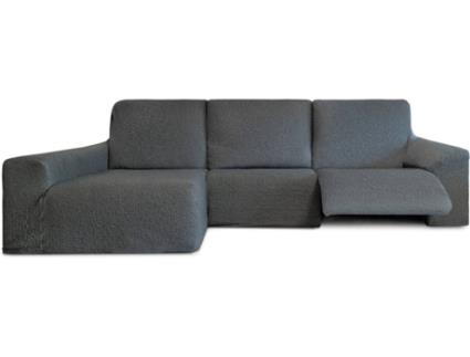 Capa para Chaise-Longue MILICA Bhutan Assentos Removíveis braço longo esquerdo (cinza escuro - 360 cm)