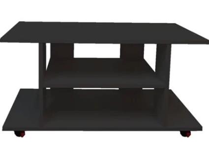 Mesa Auxiliar HENOR (Preto - Madeira - 110x40x52.5 cm)