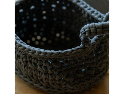Kit DIY HOOOKED Crochet Revisto Basket Antracite