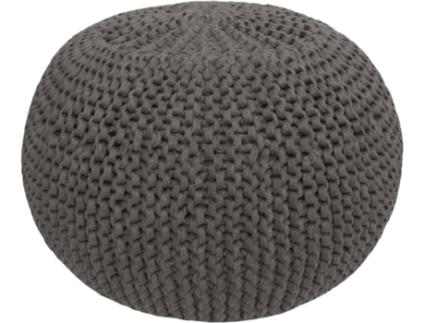 Kit DIY HOOOKED Crochet & Knit Zpagetti Pouf Smokey Antracite