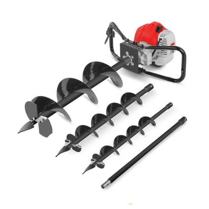 Greencut Gd750x 75cc With Extender And 3 Drill Bits Auger Preto